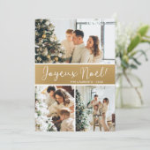 Cartes Pour Fêtes Annuelles Collage photo de Joyeux Noel (Debout devant)