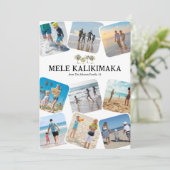 Cartes Pour Fêtes Annuelles Collage photo de Mele Kalikimaka (Debout devant)