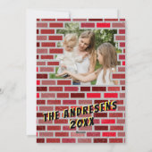 Cartes Pour Fêtes Annuelles Collage photo de Noël (Dos)