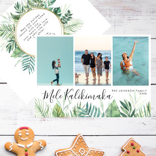Cartes Pour Fêtes Annuelles Collage photo de Noël de Mele Kalikimaka