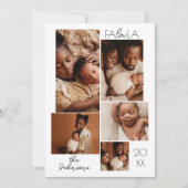 Cartes Pour Fêtes Annuelles Collage photo de Noël minimal moderne (Devant)