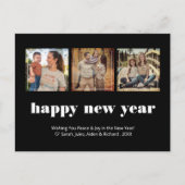 Cartes Pour Fêtes Annuelles Collage photo de vacances Moderne (Devant)