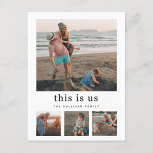 Cartes Pour Fêtes Annuelles Collage photo de vacances This is Us Postcard