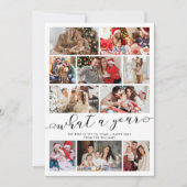 Cartes Pour Fêtes Annuelles Collage photo d'une année incroyable (Devant)