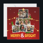 Cartes Pour Fêtes Annuelles Collage photo familial joyeux et lumineux Rouge et<br><div class="desc">Illuminez la saison avec notre carte de vœux de Noël "Collage photo familial joyeux et lumineux Rouge et Jaune". Éclatante de couleurs vives,  cette carte apporte une touche de gaieté à vos vœux de fête tout en mettant en valeur la chaleur de vos moments familiaux chéris.</div>