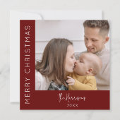 Cartes Pour Fêtes Annuelles Collage photo moderne 5 | Noël (Devant)