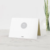 Cartes Pour Fêtes Annuelles Collage photo moderne de calligraphie Amour Paix J (Dos)