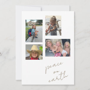 Cartes Pour Fêtes Annuelles Collage photo Peace on Earth II