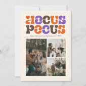 Cartes Pour Fêtes Annuelles Collage photo rétro Halloween Hocus Pocus (Devant)