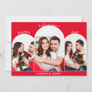 Cartes Pour Fêtes Annuelles Collage photo simple 3   Saint Valentin