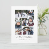 Cartes Pour Fêtes Annuelles Collage photo simple et drôle de motivation (Debout devant)