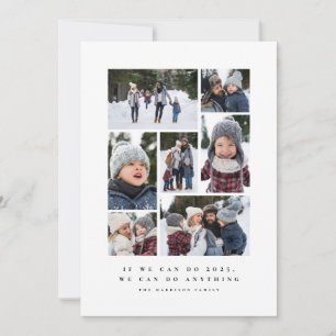 Cartes Pour Fêtes Annuelles Collage photo simple et motivant drôle