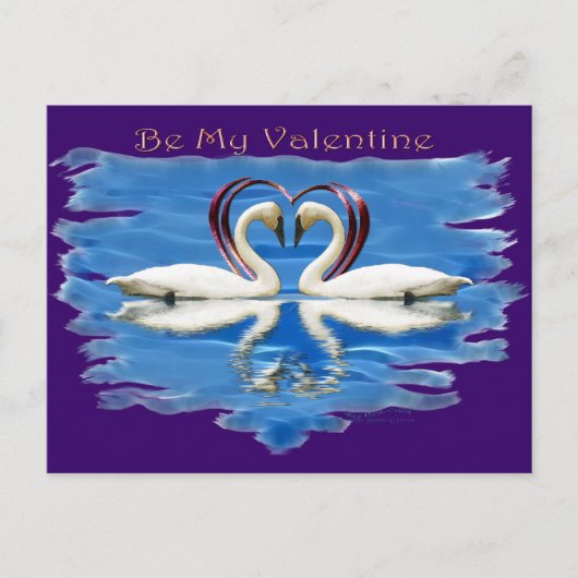 Cartes Pour Fêtes Annuelles Collection de cygne valentine (Devant)