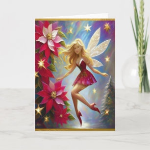 Cartes Pour Fêtes Annuelles Collection de fées de Noël - Cheveux Blond Vénitie