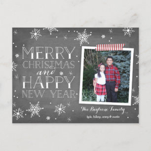 Cartes Pour Fêtes Annuelles Collection de flocons de neige dessinés