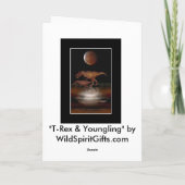 Cartes Pour Fêtes Annuelles Collection de T-REX (Dos)