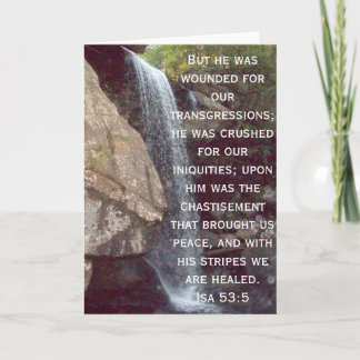 Cartes Pour Fêtes Annuelles Collection d'Isaïe 53