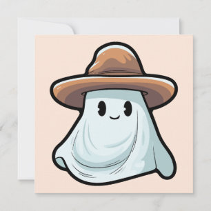 Cartes Pour Fêtes Annuelles Collection Halloween Baby Boo Cowboy Ghost