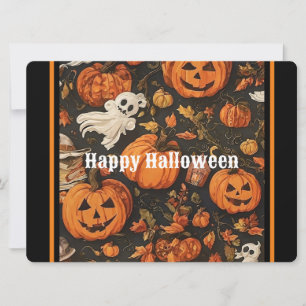 Cartes Pour Fêtes Annuelles Collection Happy Vintage Halloween