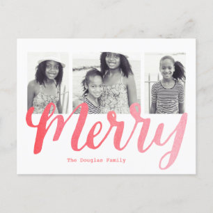 Cartes Pour Fêtes Annuelles Collection Merry