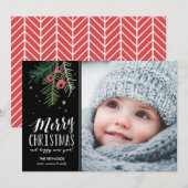 Cartes Pour Fêtes Annuelles Collection Merry Berry (Devant / Derrière)