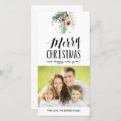 Cartes Pour Fêtes Annuelles Collection Merry Berry (Devant / Derrière)