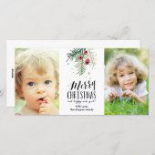 Cartes Pour Fêtes Annuelles Collection Merry Berry (Devant / Derrière)