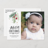 Cartes Pour Fêtes Annuelles Collection Merry Berry (Devant / Derrière)