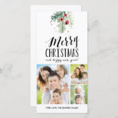 Cartes Pour Fêtes Annuelles Collection Merry Berry (Devant / Derrière)