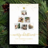 Cartes Pour Fêtes Annuelles Collection photo d'arbre de Noël moderne