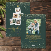 Cartes Pour Fêtes Annuelles Collection photo de l'arbre de Noël vert moderne