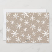 Cartes Pour Fêtes Annuelles Collection photo Festive Beige Script 5 (Dos)