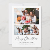 Cartes Pour Fêtes Annuelles Collection photo Joyeux Noël (Devant)