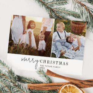 Cartes Pour Fêtes Annuelles Collection photo moderne chic Noël