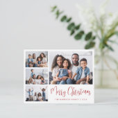 Cartes Pour Fêtes Annuelles Collection photo moderne Joyeux Noël (Debout devant)