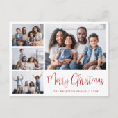 Cartes Pour Fêtes Annuelles Collection photo moderne Joyeux Noël (Devant)