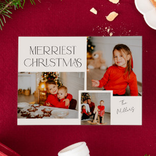 Cartes Pour Fêtes Annuelles Collection photo moderne Noël le plus joli