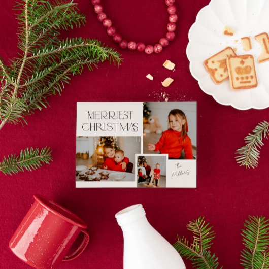 Cartes Pour Fêtes Annuelles Collection photo moderne Noël le plus joli