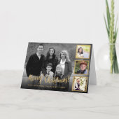 Cartes Pour Fêtes Annuelles Collection photo Styish Gold Joyeux Noël (Devant)