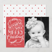 Cartes Pour Fêtes Annuelles Collection voeux de Noël (Devant / Derrière)