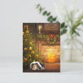Cartes Pour Fêtes Annuelles Collie Christmas (Debout devant)