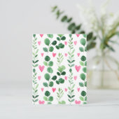 Cartes Pour Fêtes Annuelles Collier de coeurs (Debout devant)