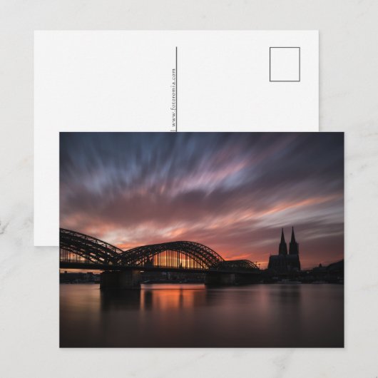 Cartes Pour Fêtes Annuelles Cologne Allemagne (Devant / Derrière)