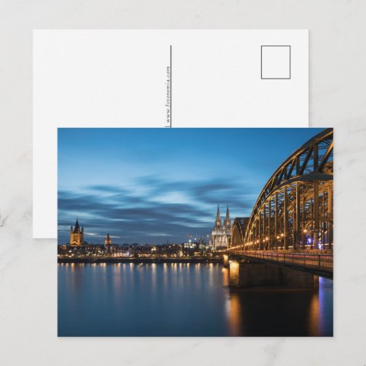 Cartes Pour Fêtes Annuelles Cologne Allemagne (Devant / Derrière)