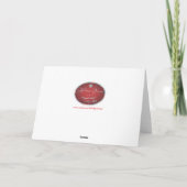 Cartes Pour Fêtes Annuelles Colombe blanche (Dos)