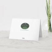 Cartes Pour Fêtes Annuelles Colombe blanche (Dos)