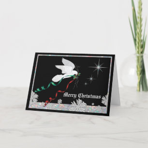 Cartes Pour Fêtes Annuelles Colombe blanche