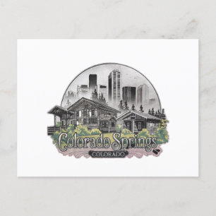 Cartes Pour Fêtes Annuelles Colorado Springs City Colorado State USA