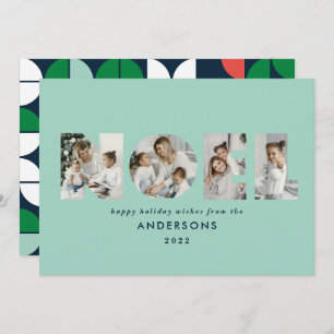 Cartes Pour Fêtes Annuelles Coloré brillant Noel Noël géométrique 4 photo