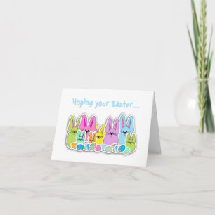 Cartes Pour Fêtes Annuelles Colorful Easter Treats